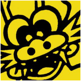 グルメ大龍ラーメンの龍のキャラクターイラスト